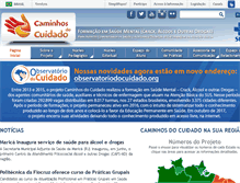 Tablet Screenshot of caminhosdocuidado.org